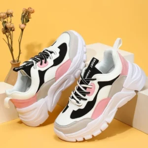 Shozie Stylish Sneakers Girls Walking Shoes For Women (Multicolor , 5)
