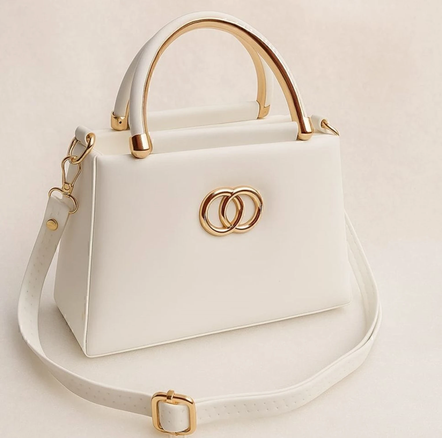 DENZY FASHION White Women Hand-held Bag Maroon Hand Bag