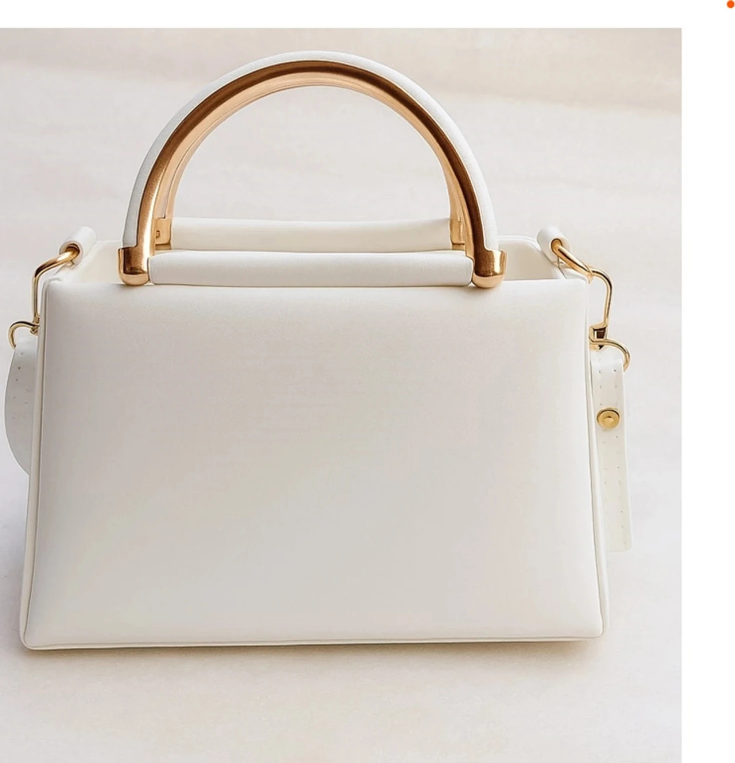 DENZY FASHION White Women Hand-held Bag Maroon Hand Bag - Image 3